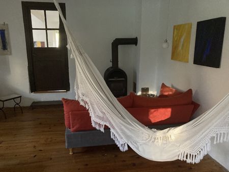 Ferienhaus-Wohnzimmer